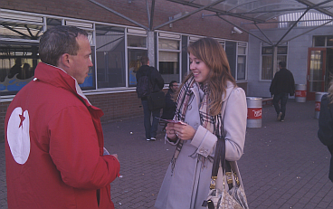 SP Zeeland in actie op ROC Terneuzen